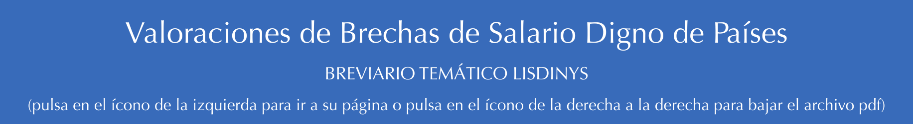 Valoraciones de Brechas de Salario